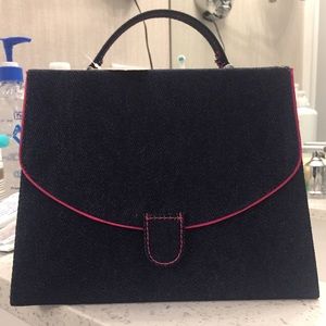 Victoria’s Secret Denim Jewelry Box with Handle